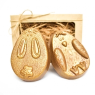 Шоколадные яйца - Кролик и Цыпленок 140 гр (150, 151)