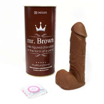 Mr. Brown S молочный фигурный шоколад в форме мужского члена