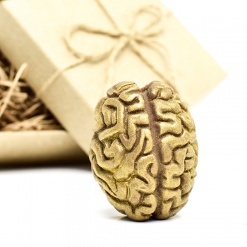 Шоколадный Мозг 2 шт 4,5 x 3,6 x 2 см (193)